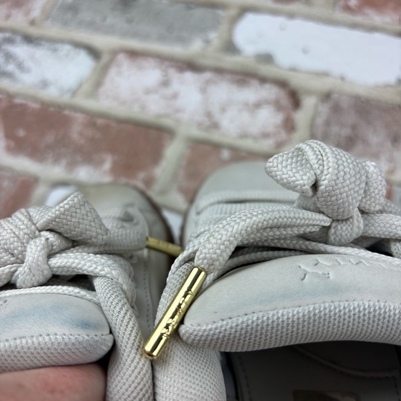 GIRLS Fenty Puma Creeper Phatty Nubuck Warm White Sneakers, Size 2.5 - Picture 8 of 10